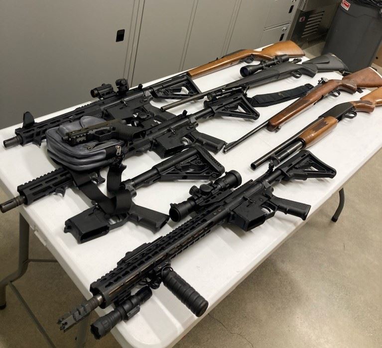 Ghost guns recovered 3-14-23