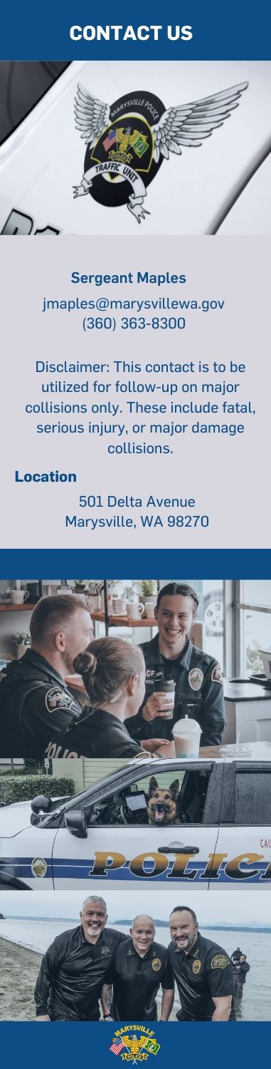 MPD Traffic Unit contact us