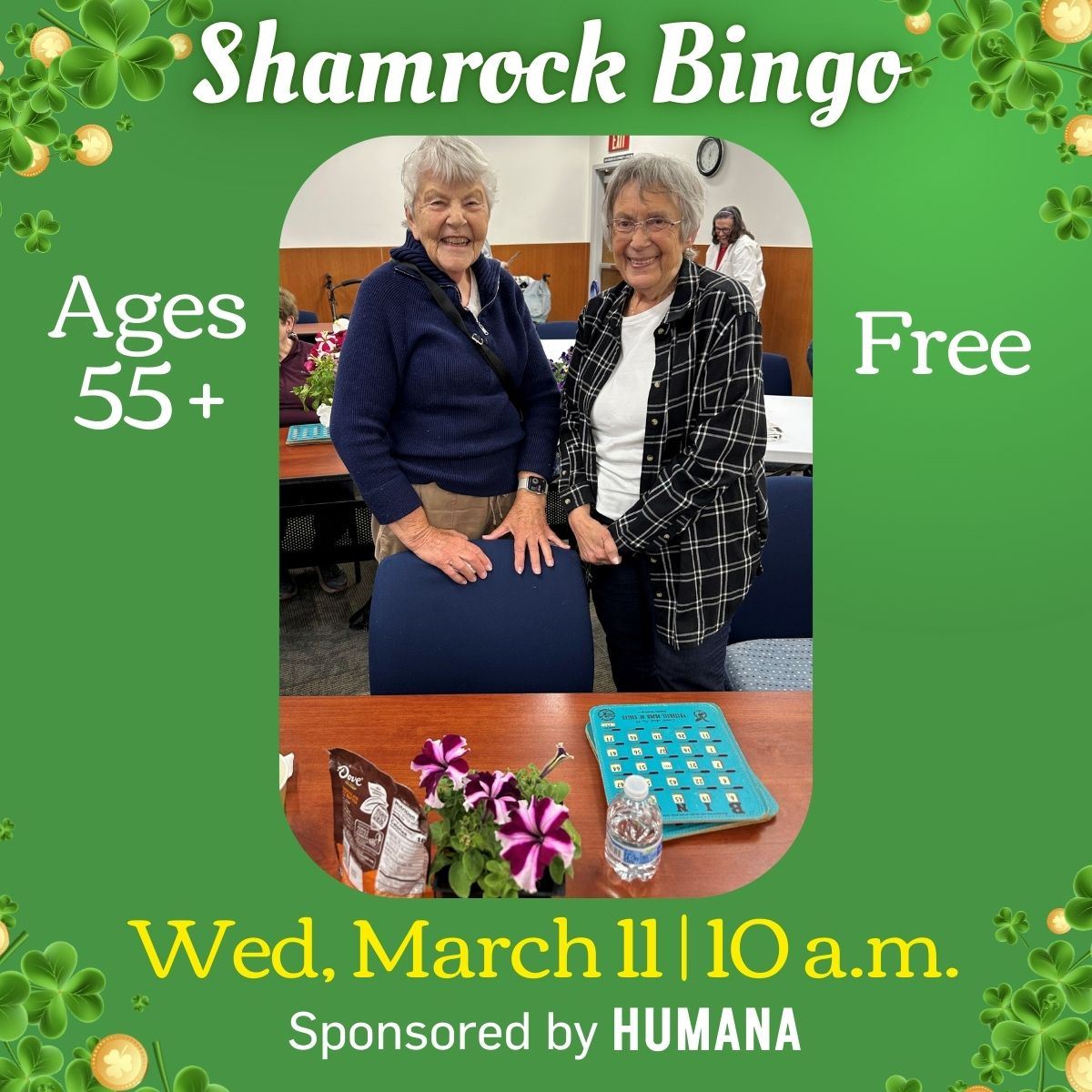 Shamrock Senior Bingo Winter 2026 2x2