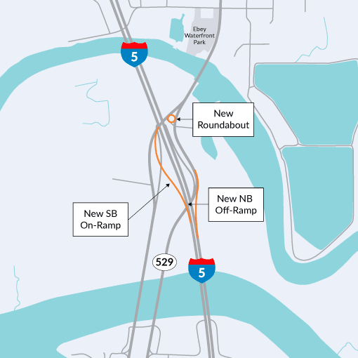 I-5 AND SR529 Interchange