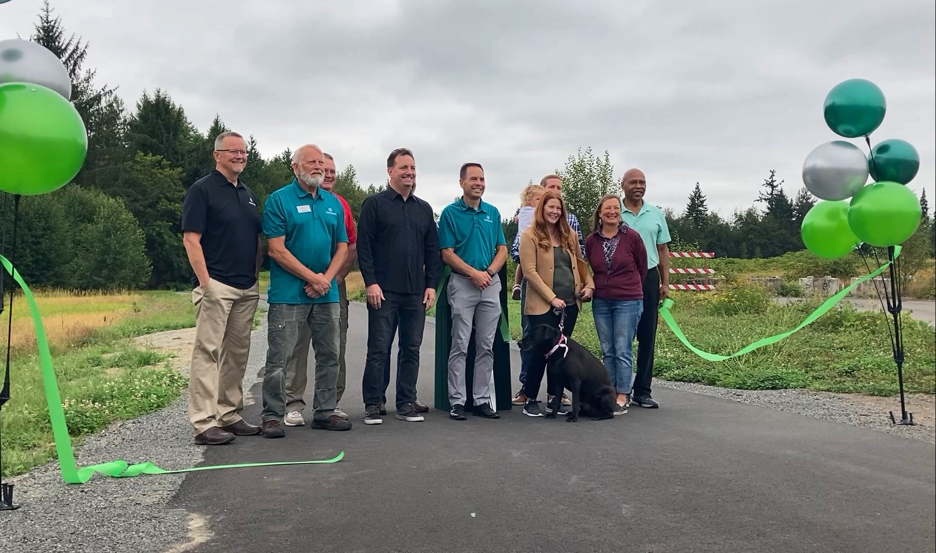 Bayview Trail to Centennial Trail Connector Ribbon Cutting Ceremony