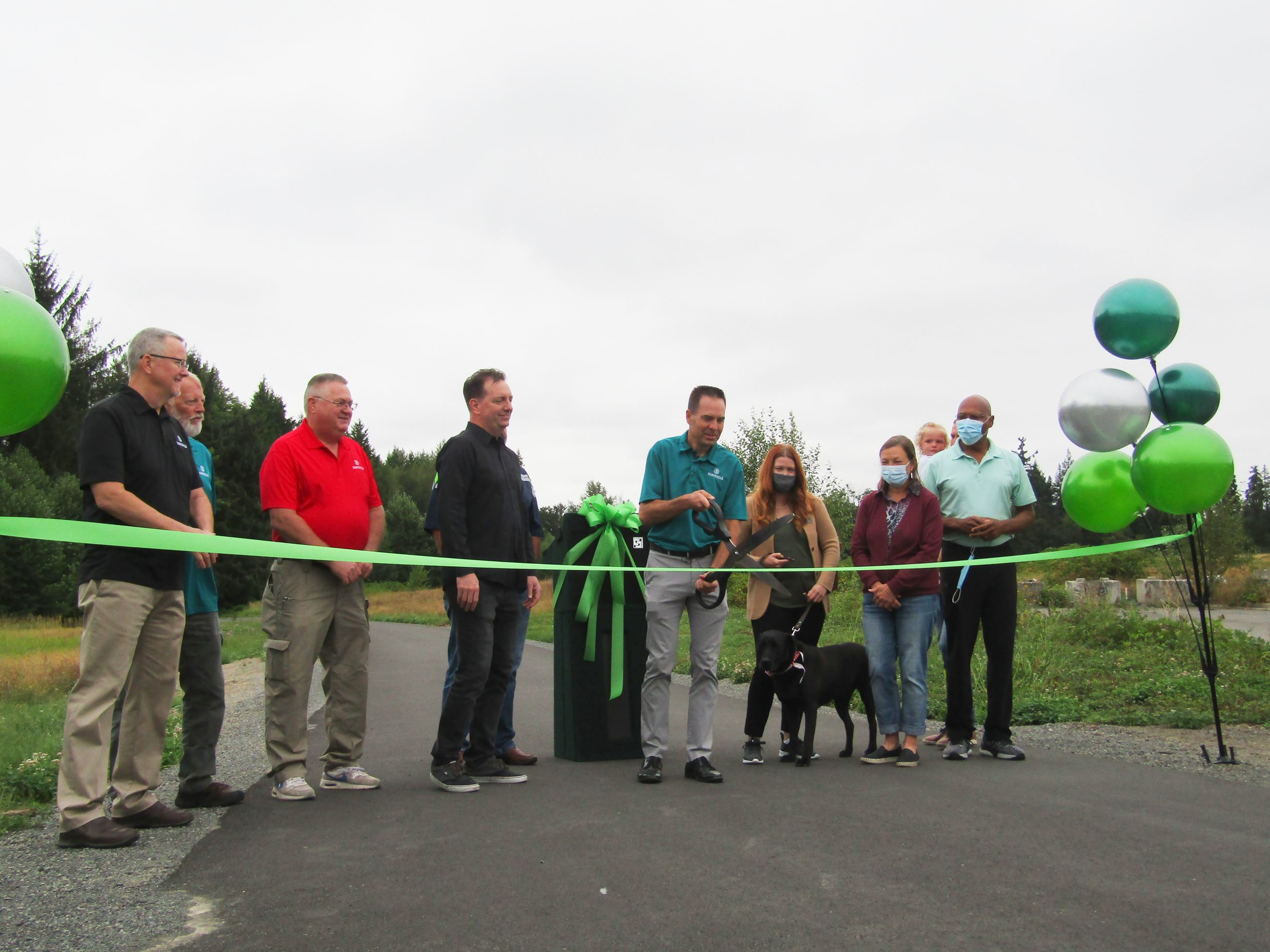 Bayview Trail to Centennial Trail Connector Ribbon Cutting Ceremony
